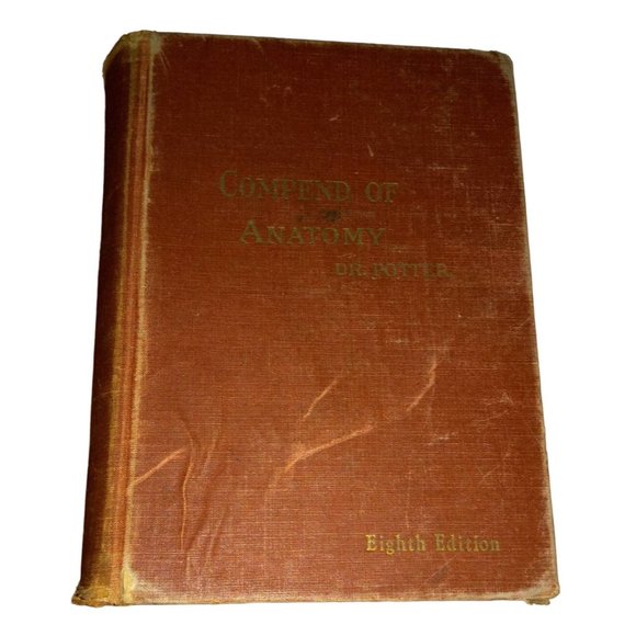 Vtg Compend of Human Anatomy Hardcover Book 8th Ed 1953 Dr Sam Potter - Picture 4 of 7
